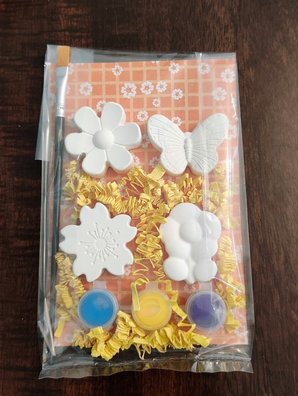 DIY Home Art Painting Kit with White Plaster Shapes - Unbranded